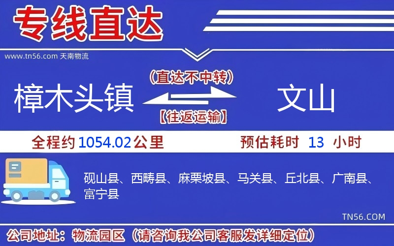 樟木頭鎮(zhèn)到文山物流公司