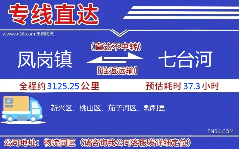 鳳崗鎮(zhèn)到七臺河物流公司 鳳崗鎮(zhèn)到七臺河物流公司