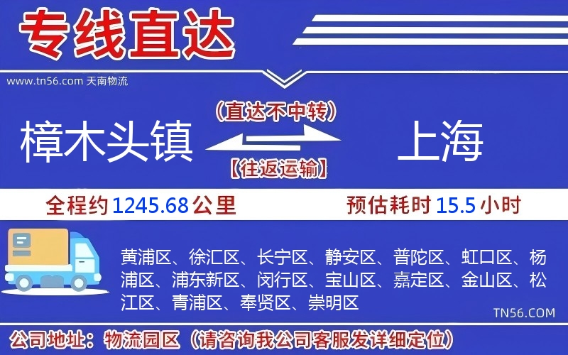 樟木頭鎮(zhèn)到上海物流公司 樟木頭鎮(zhèn)到上海物流公司